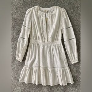 Michael Kors Mini Eyelet Cotton Dress, Size S